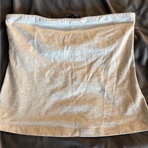 Streetwear Society Light Gray Strapless Top